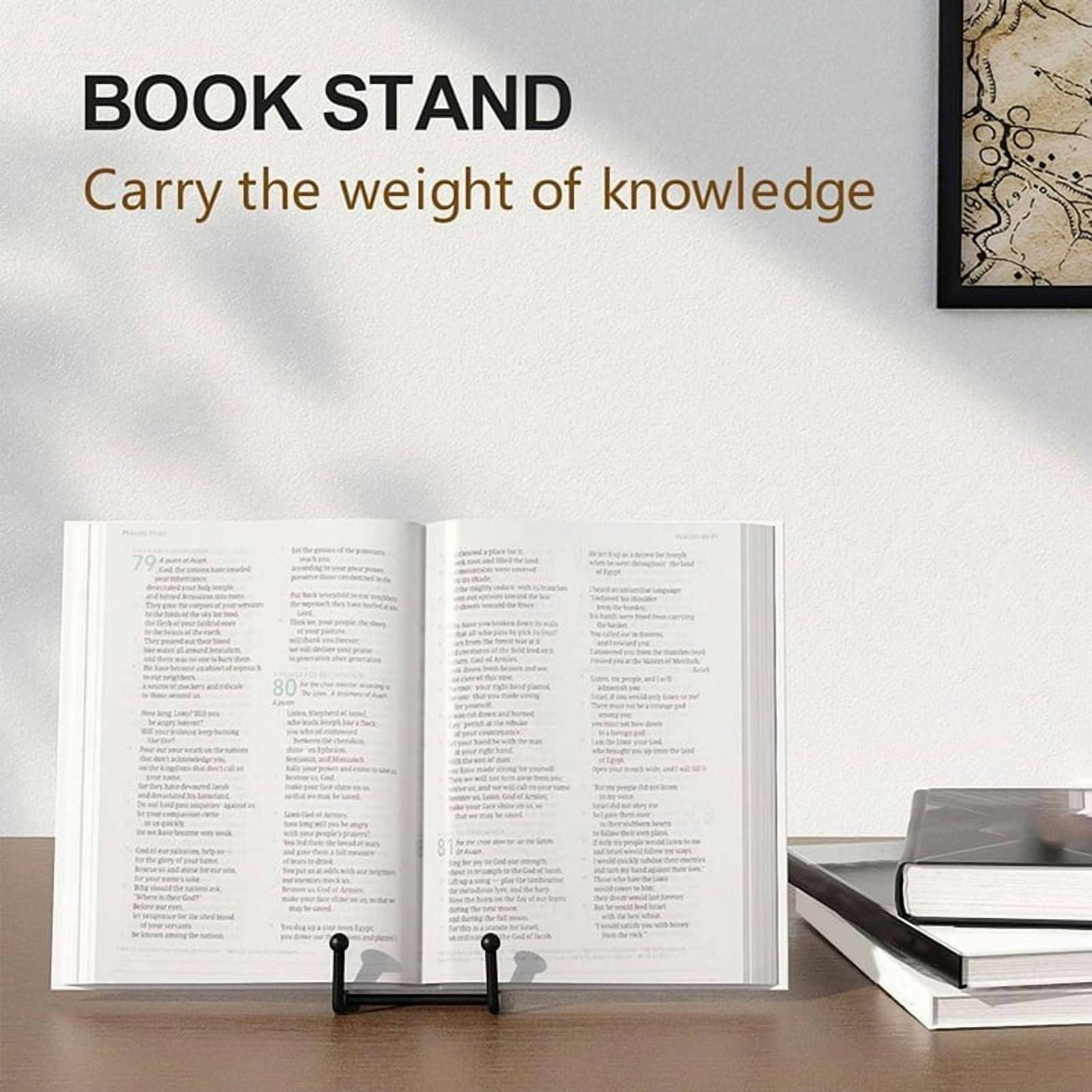 6 Pack Large Plate Holder Display Stand-10 Inch Tall Plate Stands for Display-Metal Picture Frame Stand-Big Easel Stand,6x Bracket,Black