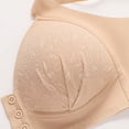 thumbnail image 3 of HomeDM Front Closure Bras for Women Wireless Full Coverage Mastectomy Bralettes Seamless Everyday Bra, Beige, 40, 3 of 9