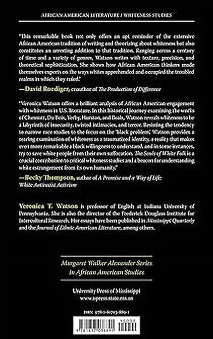 Margaret Walker Alexander African Americ The Souls of White Folk: African American Writers Theorize Whiteness, (Hardcover)