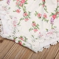 thumbnail image 5 of Franhais Baby Summer Sleeveless Romper Floral Print Patchwork Jumpsuit, 5 of 6