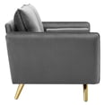thumbnail image 3 of Modway Revive Performance Velvet Loveseat in Gray, 3 of 9