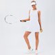thumbnail image 3 of Conjunto de vestido y pantalón corto de tenis para mujer Vestido de tirantes sin mangas con, 3 of 7
