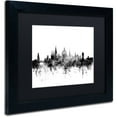 thumbnail image 2 of Trademark Fine Art "Oxford England Skyline B&W" Canvas Art by Michael Tompsett, Black Matte, Black Frame, 2 of 4