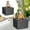 Black, variant on Essential Oil Diffuser 280ML, Flame Diffuser, Bonfire Oil Diffuser, Ultrasonic Cool Mist Aromatherapy Humidifier with Timer, Colorful Flame, 7-Color LED Lights for Room and Office
