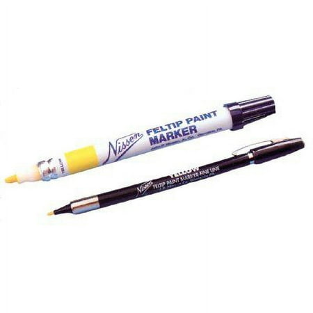 Nissen Feltip Paint Markers - green fine feltip pain