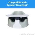 thumbnail image 4 of Pail Buddies Bumbo Seat Tray, Rectangular Eating Tray Attachment for Bumbo Floor Seat, White, 4 of 6