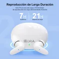 thumbnail image 2 of Audífonos In-ear Inalámbricos 1hora Aut205 Blanco Auriculares Inalambricos Bluetooth 5.3 Con Microfono, 2 of 7
