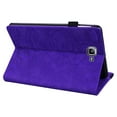 thumbnail image 7 of Dteck Embossed Case For Samsung Galaxy Tab A6 10.1 2016 (SM-T580 T585 T587),3D Embossed Flower PU Leather Flip Stand Cover Wallet Case Built-in 4 Card Slots, Pencil Holder, Multi-angels Viewing,Purple, 7 of 7