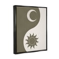 thumbnail image 3 of Stupell Industries Solar & Lunar Yin Yang Shape Spiritual Motif Graphic Art Jet Black Floating Framed Canvas Print Wall Art, Design by JJ Design House LLC, 3 of 5