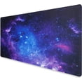 thumbnail image 1 of Extended Gaming Mouse Pad,Cosmic Sky, 3mm Thick X-Large Non-Slip Rubber Base Mousepad with Stitched Edges,Non-Slip Base,Waterproof Keyboard Mouse Mat Desk Pad for Work, Game, Office,Home(Galaxy 01), 1 of 6