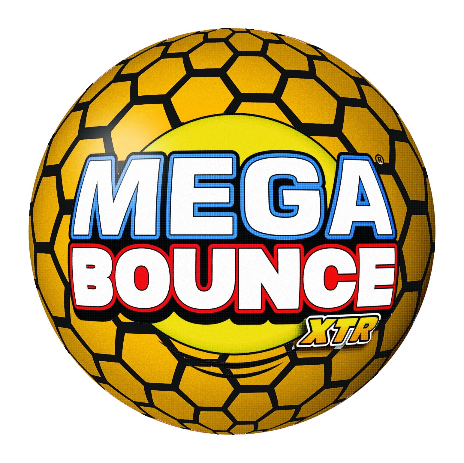 Wicked Mega Bounce XTR - The World's Bounciest Ball. Super High Bounce Ball. Throw The Bouncy Ball Down Hard & Watch It Soar Way Higher Than A 2 Story Building…It Really Is MEGA!