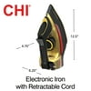 CHI CHI Retractable Cord IronGold-Steam\u0026Heat