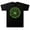 Black, variant on CloZee Green Earth Crop Merch Summer Unisex Short-sleeved T-shirt Fashion Printed Casual Stylish Design Y2K Tee