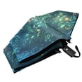 thumbnail image 6 of FORMRS Travel Umbrella Folding Auto Open Close Windproof Rain UV Protection, Magical Forest Glowing Lights, 6 of 8