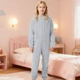 thumbnail image 5 of MEZZALL Soft Home Wear Jumpsuit Toddler Boys Girls Cozy Sleeper Onesie Hood Lounging At Home Boho Long Sleeve O-Neck Spring Child One-Pieces, 5 of 6
