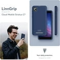 thumbnail image 6 of TUDIA LINNGrip Cloud Mobile Stratus C7 Phone Case Shockproof Slim Cover - Indigo Blue, 6 of 7