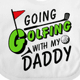 thumbnail image 4 of Inktastic Going Golfing with My Daddy- Kids Golf Boys or Girls Baby Bib, 4 of 4