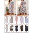 thumbnail image 4 of Vestido de tumbona para mujer, camisones sueltos de talla grande Vintage, pijamas para descansar MABOTO Vestido, 4 of 7