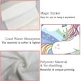 thumbnail image 5 of Hanging Towels 1 Pcs, Dish Towels Magical Unicorn with Rainbow and Clouds Absorbent Hand Towels with Hanging Loop Washcloth for Bathroom Kitchen, 5 of 6
