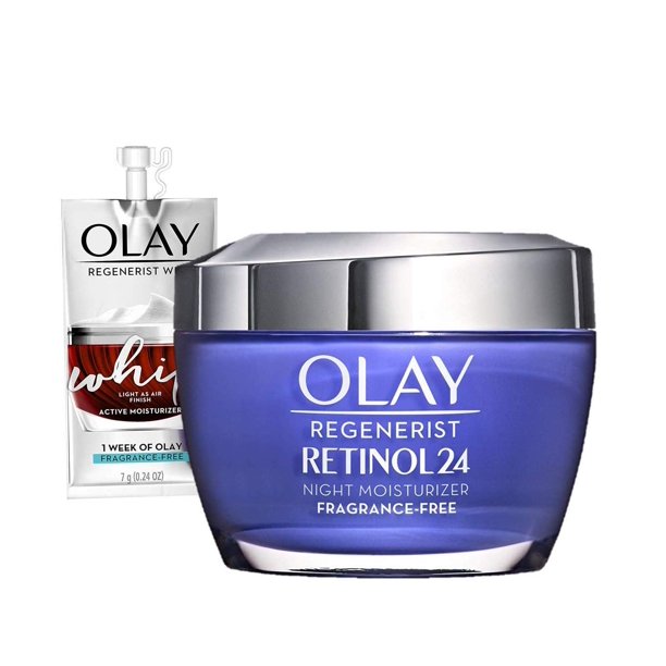 Olay Regenerist Retinol Moisturizer, Retinol 24 Night Face Cream, 1.7oz