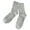 Light Gray, variant on FEIFLY Solid Color Sheer Stockings For Summer Glitter Thread Thin Breathable Mid-Calf Socks Casual Daily Wear Stylish