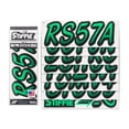 thumbnail image 2 of STIFFIE Whipline Sea foam Green / Black 3" Alpha-Numeric Identification Custom Kit Registration Numbers & Letters Marine Stickers Decals for Boats & Personal Watercraft PWC, 2 of 9