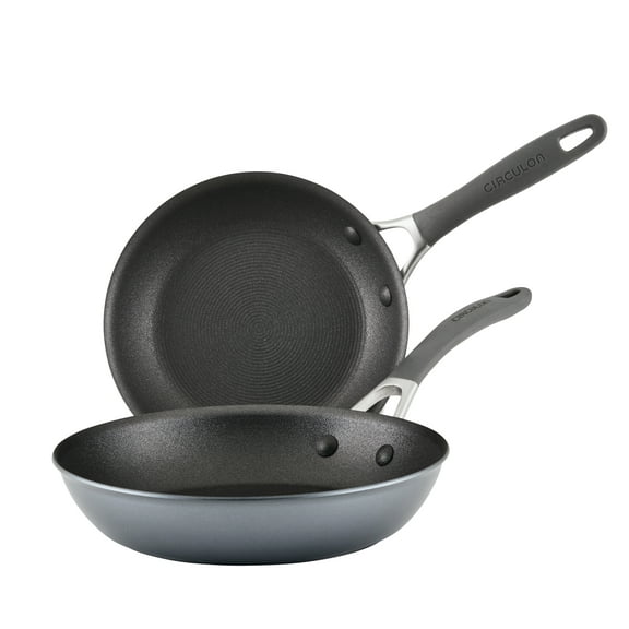 Circulon A1 Series with Scratch Defense 8.5" and 10" Nonstick Frying Pan Set, Graphite