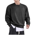 thumbnail image 2 of Sweaters Men Mens Oversized Sweatshirt Loose Fit Sweatshirt Mens Sweaters Fall Tops for Men Mens Lightweight Pullover Mens Pullovers Mens Western Sweatshirt, 2 of 9