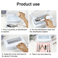 thumbnail image 4 of Professional Nail Art Tool Manicure Tool Storage Box Organizer Nail Salon Equipment Tweezer Cleaner, 4 of 5