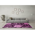 thumbnail image 3 of Ahgly Company Indoor Square Abstract Pink Contemporary Area Rugs, 4' Square, 3 of 4