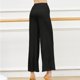 thumbnail image 4 of WILLBEST Pantalones de Pierna Ancha, Cintura Alta, Rectos, Para Entrenamiento de Danza Moderna, Estilo Clásico, Pantalones Casuales Para Mujer, Yoga, Elásticos, Adecuados Para Cualquier Ocasión., 4 of 4