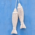 thumbnail image 2 of Conjunto De 2x 2 Talladas En Que Cuelga De De Soledad Pescado de madera, 2 of 9
