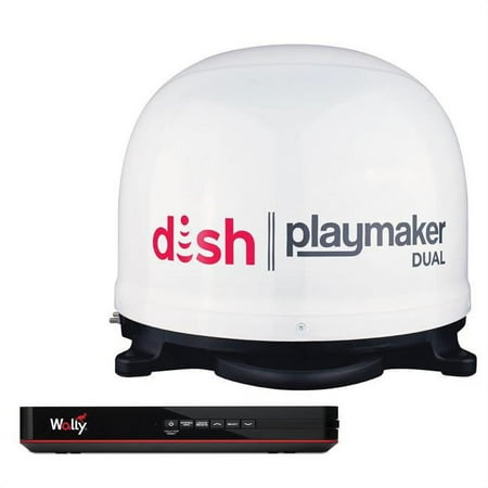 Winegard PL8000R Dish Playmaker HD Receiver Bundle, White