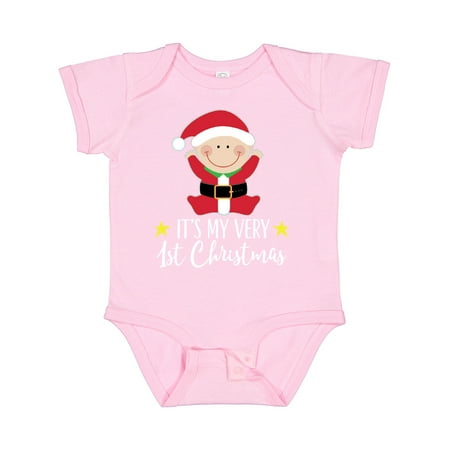 

Inktastic Babys 1st Christmas Santa Claus Gift Baby Boy or Baby Girl Bodysuit