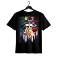 thumbnail image 1 of Men's Patriotic Mexican-American Flag Graphic T-Shirt, 1 of 6