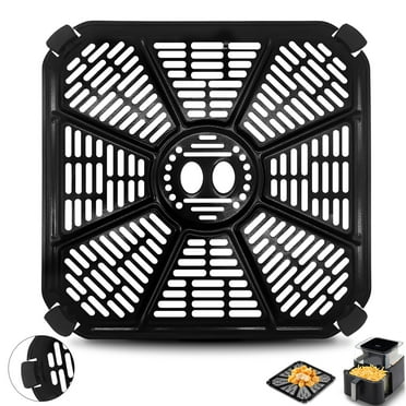 Air Fryer Tray for Green pan Air Fryer, 9''×9'' Steel Air Fryer Accessories Grill Pan Grill Plate Crisper Plate Replacement Parts Rack