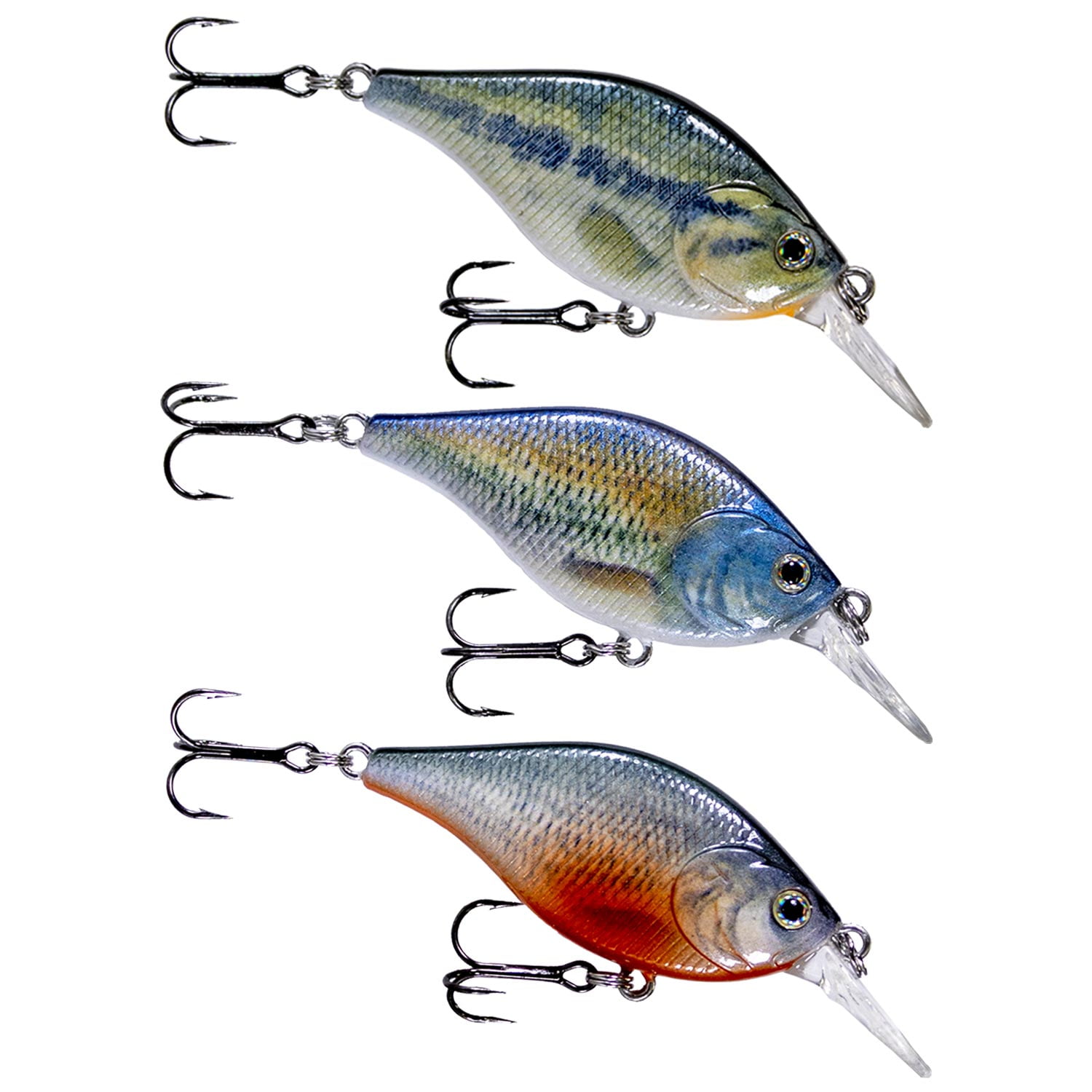 Realtree High Definition Shallow Diving Crank Bait Gift Pack - South, Hard Bait Fishing Lure