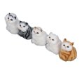 thumbnail image 1 of Chat Compagnon Interactif, Adorable Chat en Peluche 5 Pcs Simulation pour Chambre, 1 of 7