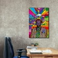 thumbnail image 3 of Epic Graffiti 'Psychedelic Abe' by Howie Green, Canvas Wall Art, 26"x40", 3 of 8