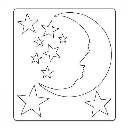 Sizzix, Tim Holtz selling Crescent Moon & Stars