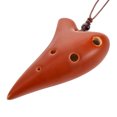 thumbnail image 3 of Masteelf High Pitch Tune Mini Ocarina Musical Instrument 6 Hole Ceramic Ocarina for Beginners Small Instrument for Music Lovers, 3 of 7