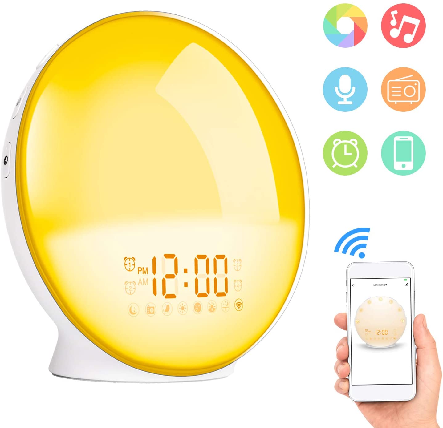 alarm clock compatible with google home