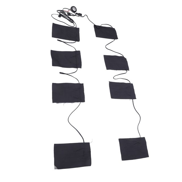 5V 2A Heating Pad, USB Electric Clothing Heated Pad 8 Zones USB Powered 3 Heating Levels for Office Home