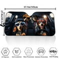 thumbnail image 5 of Uorisanigo Cool Dachshund Family Driving Car Shade Screen Foldable Car Windshield Sun Shade Interior Decor Sun Visor Protector Block UV Rays and Heat Easy to Clean Universal Fit Vehicle Sedans, 5 of 7