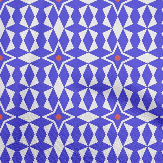 oneOone Silk Tabby Purple Fabric Geometric Sewing Craft Projects Fabric Prints By Yard 42 Inch Wide