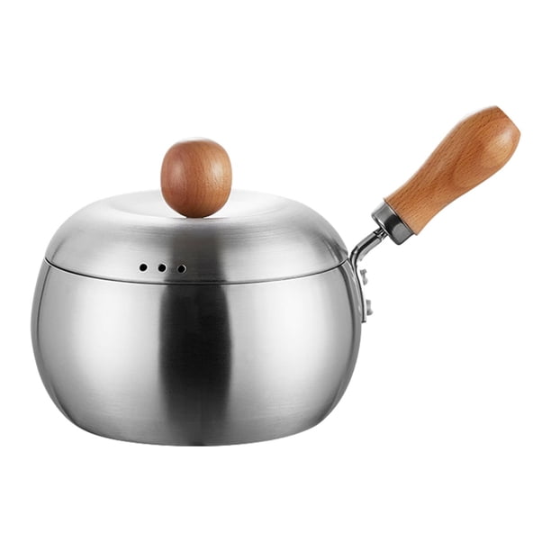 , para leche, regalo con mango de madera, olla para derretir , olla para cocinar, para espaguetis, sopa, calentar, hervir.