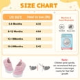 thumbnail image 5 of JOINFREE Baby First Walking Shoes for Boys Girls Infant Wide Barefoot Crib Shoe Lightweight, 5 of 7