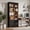 Black, variant on Fnova 72" Tall Bookcase with File Cabinet Drawer, Freestanding Display Storage Shelves, 5-Shelf Open Bookshelf for Home Office Living Room, White