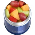 thumbnail image 4 of thermos funtainer 10 ounce stainless steel vacuum insulated kids food jar with folding spoon, navy, 4 of 4