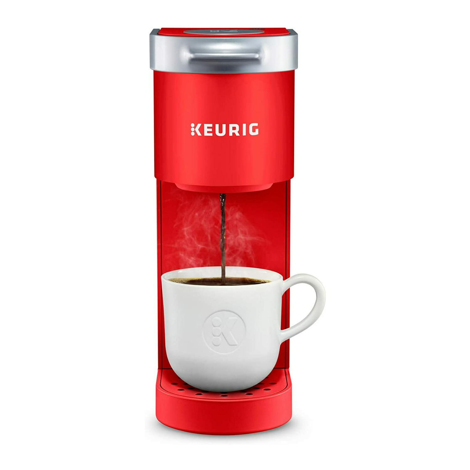 Keurig K-Mini Coffee Maker Single-Serve K-Cup (Poppy Red) Bundle - image 2 of 8